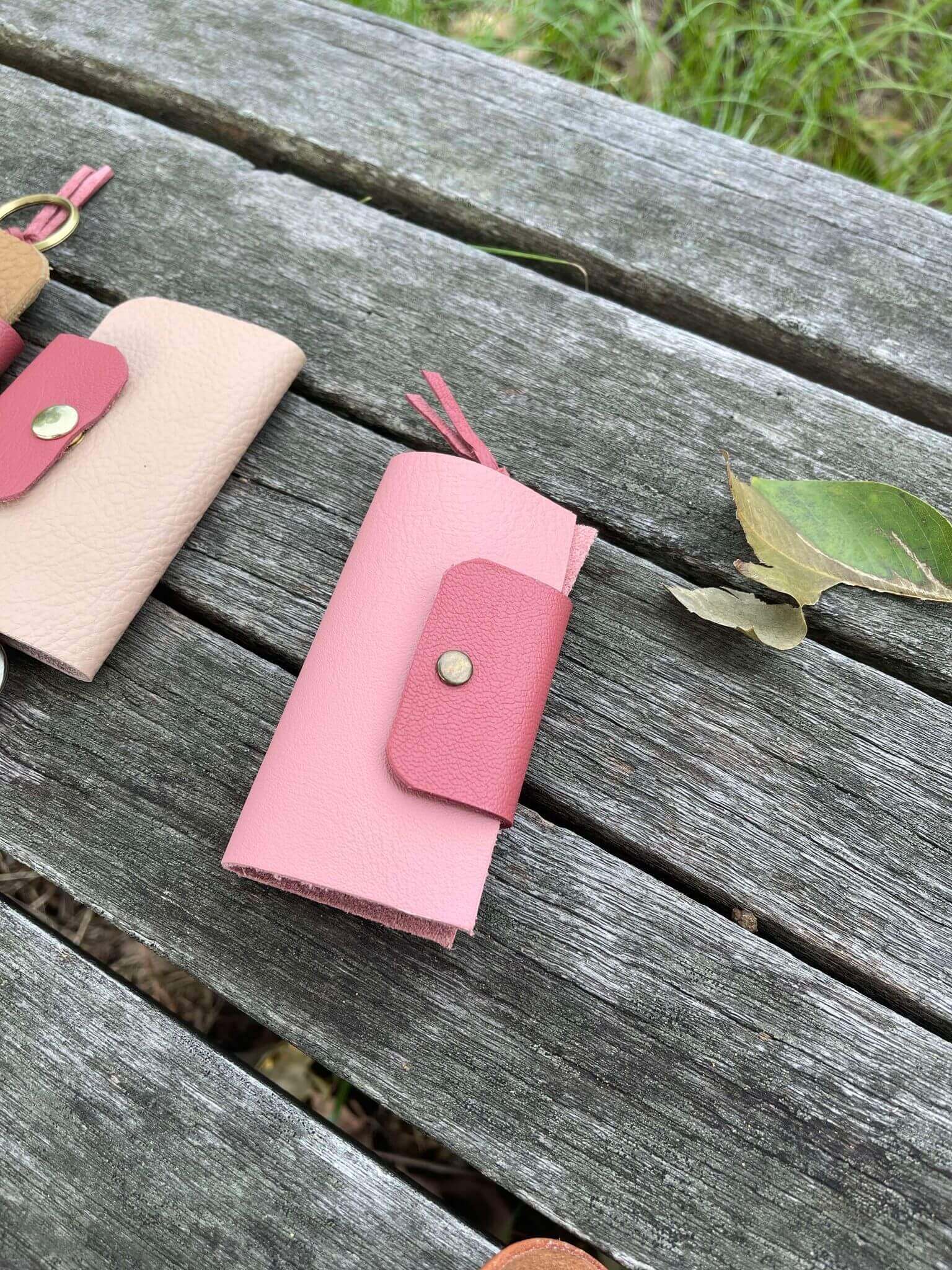 手作真皮鑰匙包