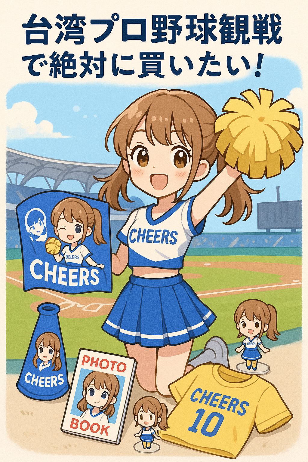 Read more about the article 台湾プロ野球観戦で絶対に買いたい！チアガールグッズ5選【中華職棒応援文化】2026版