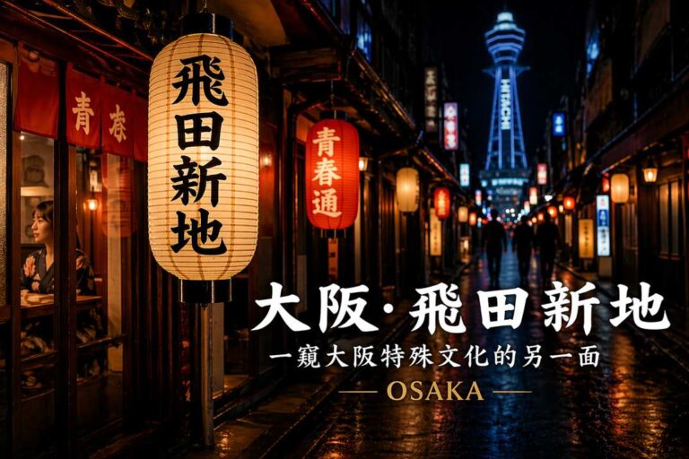 Read more about the article 飛田新地料理組合是什麼？價格、地點、營業時間一次看｜大阪特殊文化體驗指南（2026）