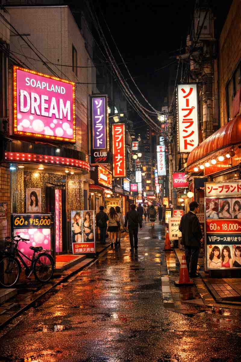 You are currently viewing 日本成人娛樂的泡泡浴是什麼？一次搞懂「泡泡浴、溫泉、錢湯」的差別