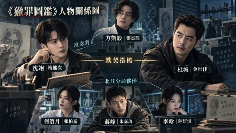 Read more about the article 《獵罪圖鑑》第一季結局解析＋《獵罪圖鑑2》劇情人物關係：沈翊為何刺傷杜城？還有第三季嗎？