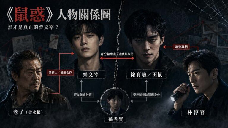 Read more about the article 《鼠惑》結局懶人包：齊文宰、徐有敏誰才是真正的「田鼠」？